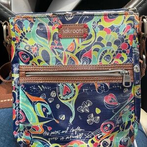 Sakroots Colorful Patterned Crossbody Bag